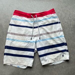Johnnie-O Swim Trunks striped